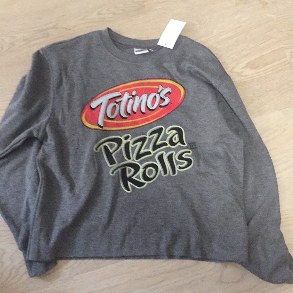 3/$25 cute pizza rolls sweatshirt